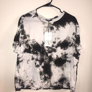 Boxy marble Zara tee